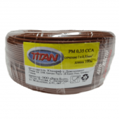 Монтажный провод Titan PM 0,35 (бухта 100м, коричневый)