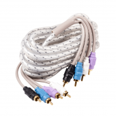 Межблочный 4RCA-4RCA кабель KICX FRCA 45 (c двойной изоляцией)