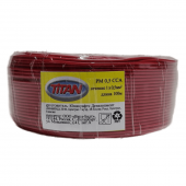 Монтажный провод Titan PM 0,5 (бухта 100м, красный)