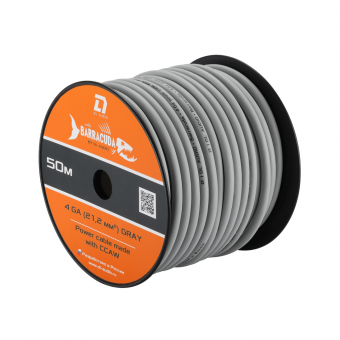 DL Audio Barracuda Power Cable 4 Ga Gray кабель силовой (50м)