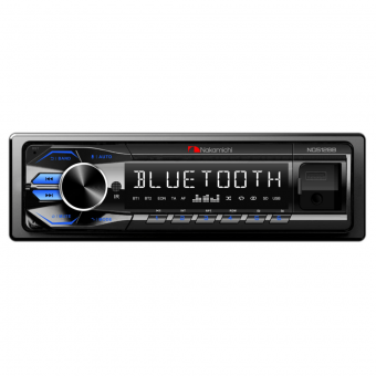 NAKAMICHI NQ-512BB 1din автомобильный медиа-ресивер, USB, AUX, BT, 4*50 Вт, голубой